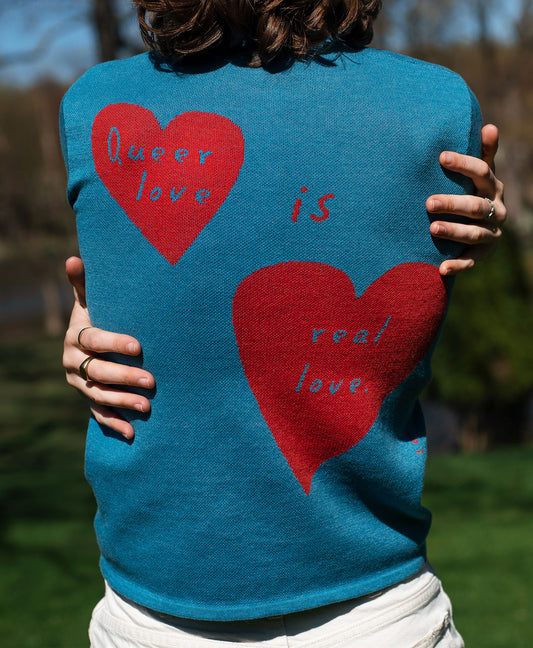 Queer Love | Jacquard Knit Crew Shirt