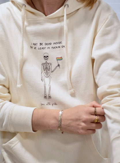 At Least I'm Gay | Gender Neutral Hoodie - Love With Pride Apparel