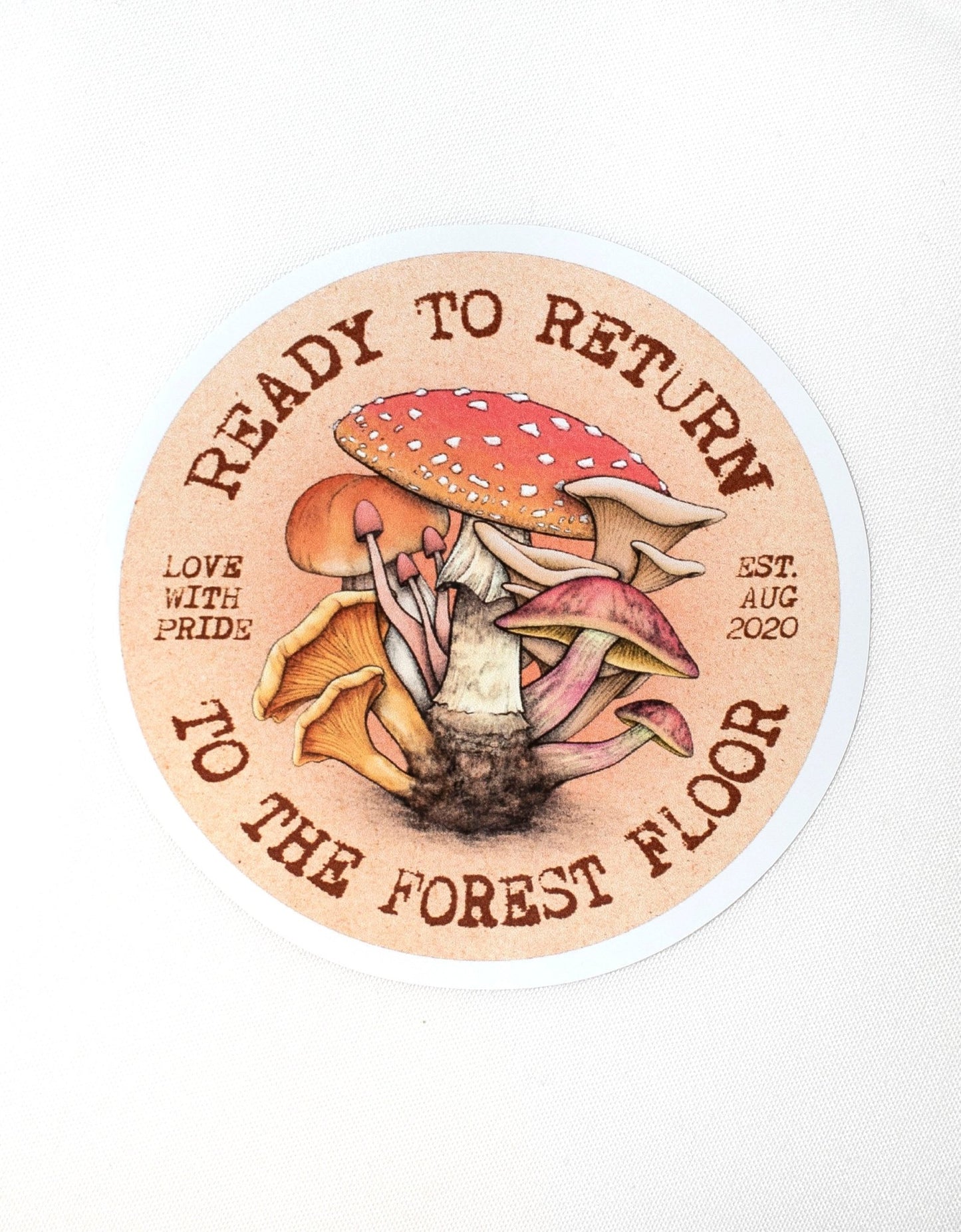 Forest Floor | Sticker - Love With Pride Apparel