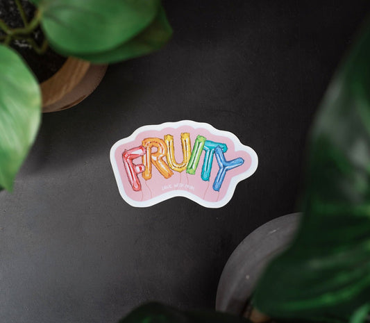 Fruity Balloons | Sticker - Love With Pride Apparel