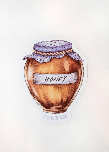 Jar of Honey | Sticker - Love With Pride Apparel