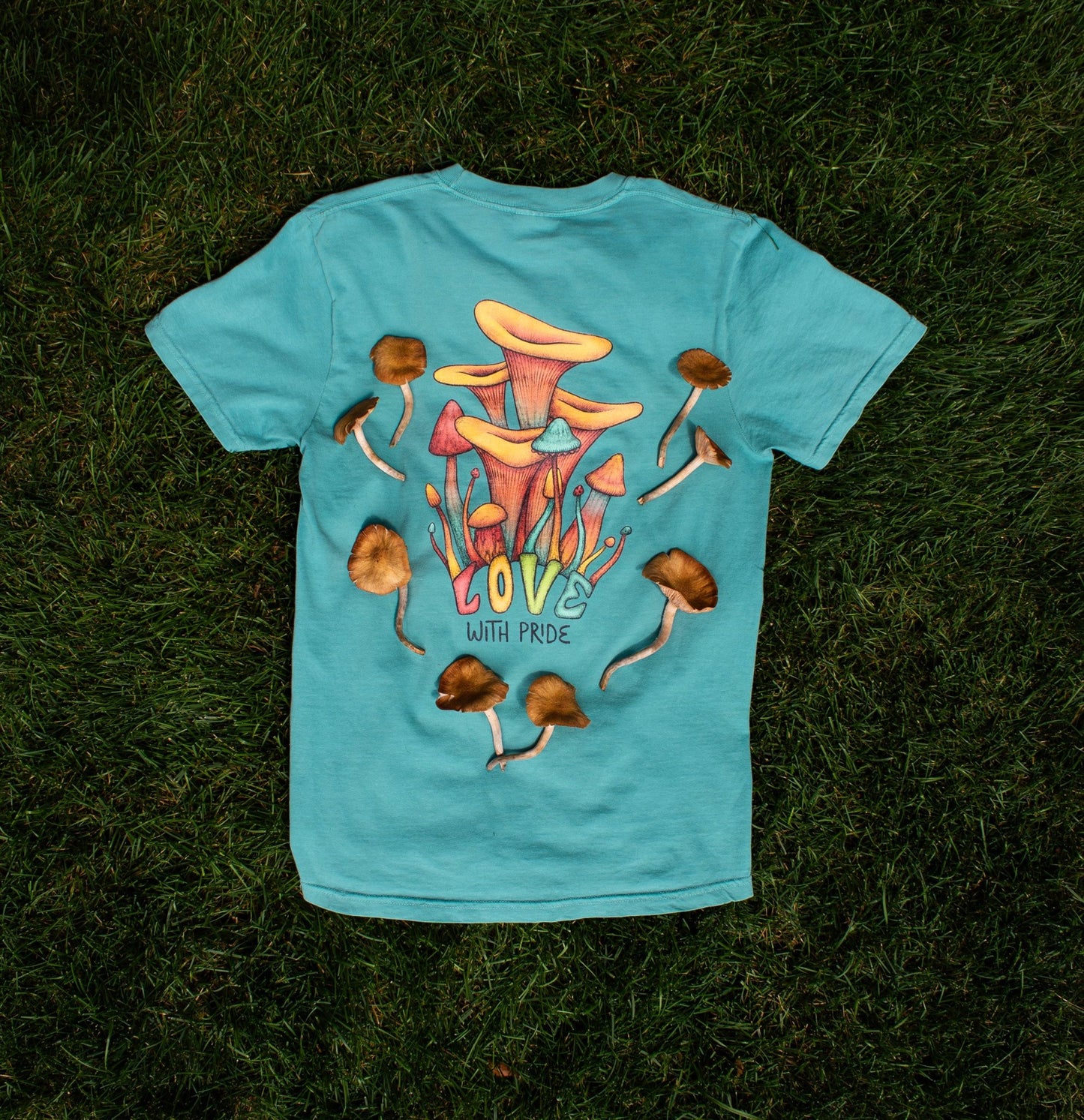 Mushroom Party | Gender Neutral Graphic T-Shirt - Love With Pride Apparel