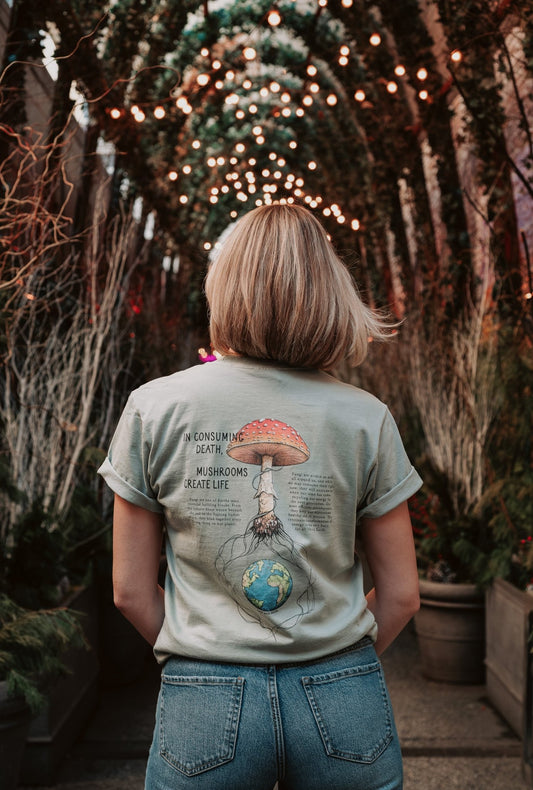 Mushrooms Create | T-Shirt - Love With Pride Apparel