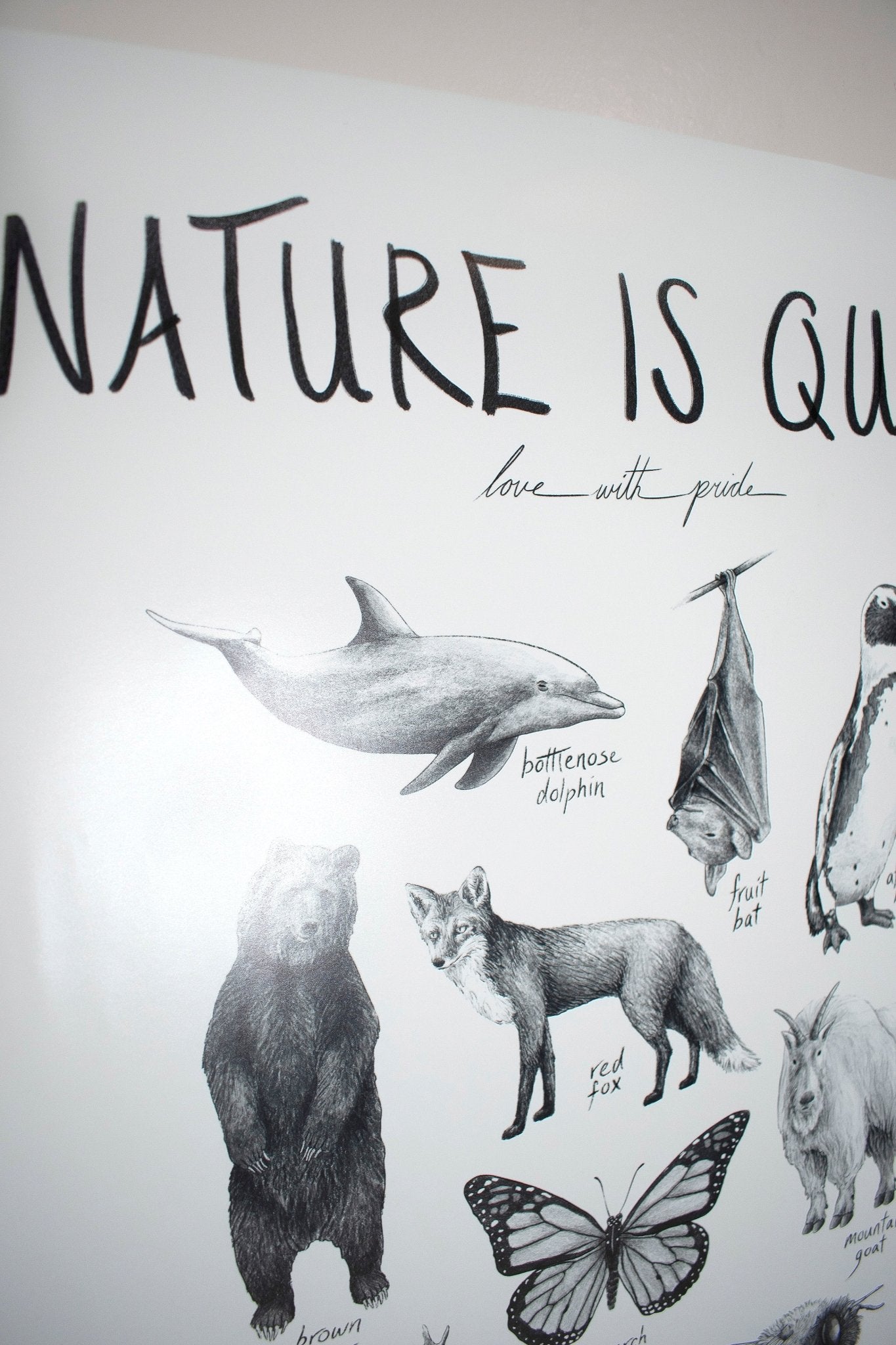 Nature is Queer | Print - Love With Pride Apparel